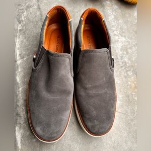 Allen Edmonds Randolph Slip-On Loafers – Gray Suede & Leather Trim – Men’s 9 3E